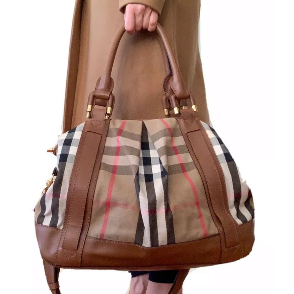 Burberry Heritage Novacheck Satchel